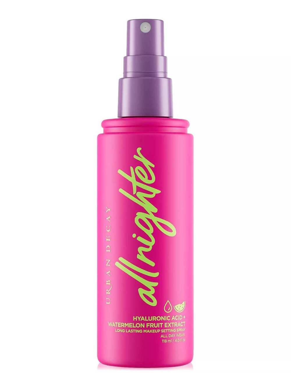 Urban Decay All Nighter Hyaluronic Acid Makeup Setting Spray with Watermelon,4oz